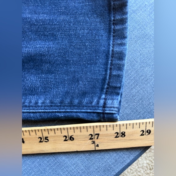 J Jill Denim Authentic Fit Slim Leg Jeans Women’s SZ 8 Blue Midrise Straight - Picture 11 of 11